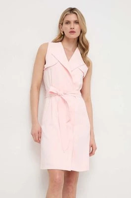 Zdjęcie produktu Guess sukienka EVERLY kolor różowy mini prosta W4GK1D WGDA0