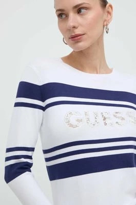 Zdjęcie produktu Guess sweter MACY damski kolor biały lekki W4GR44 Z2NQ2