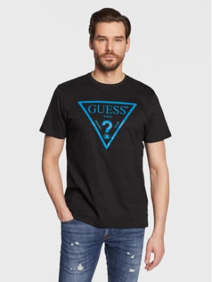 Zdjęcie produktu Guess T-Shirt Reflective Logo M3GI44 K9RM1 Czarny Slim Fit