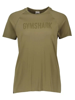 Zdjęcie produktu Gymshark Koszulka sportowa "Fit" w kolorze khaki rozmiar: XS