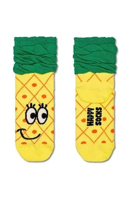 Zdjęcie produktu Happy Socks skarpetki dziecięce Kids Pineapple Sock kolor żółty