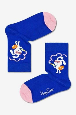Zdjęcie produktu Happy Socks skarpetki Painting Bunny kolor niebieski Skarpetki dziecięce Happy Socks Painting Bunny KPBN01-6300