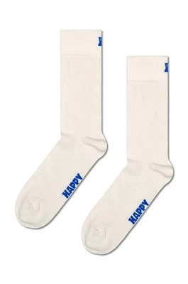 Zdjęcie produktu Happy Socks skarpetki Solid kolor biały