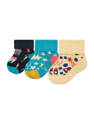 Zdjęcie produktu Happy Socks Zestaw 4 par wysokich skarpet dziecięcych XKFNT08-6500 Kolorowy
