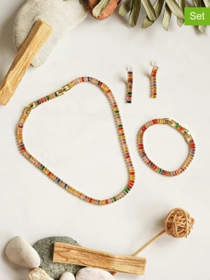 Zdjęcie produktu HEAVEN 3-częściowy zestaw biżuterii z cyrkoniami rozmiar: onesize