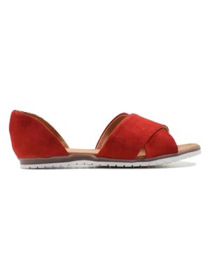Zdjęcie produktu Helene Rouge Skórzane sandały w kolorze czerownym rozmiar: 40