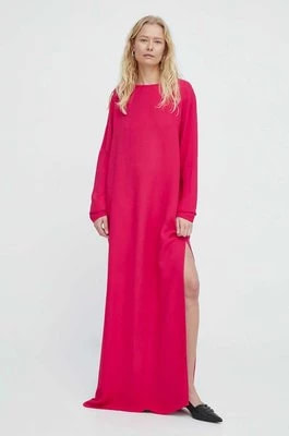 Zdjęcie produktu Herskind sukienka kolor różowy maxi prosta