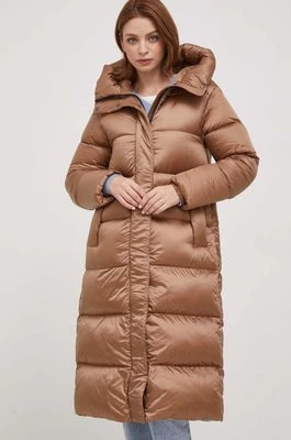 Zdjęcie produktu Hetrego kurtka puchowa damska kolor brązowy zimowa