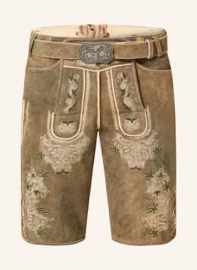 Zdjęcie produktu Hirscher Spodnie Skórzane W Stylu Ludowym Erding braun