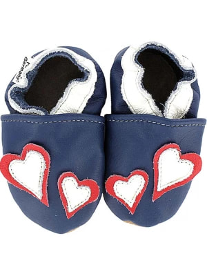 Zdjęcie produktu Hobea Skórzane buty niemowlęce w kolorze granatowym rozmiar: 16/17
