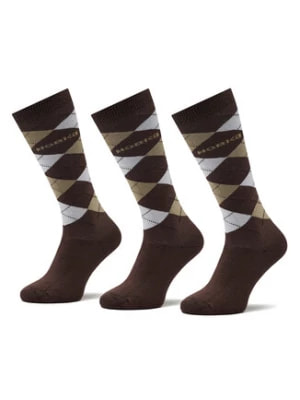 Zdjęcie produktu Horka Zestaw 3 par wysokich skarpet unisex Riding Socks 145450 Brązowy