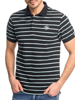 Zdjęcie produktu Hot Buttered Koszulka polo "Lembongan" w kolorze antracytowo-czarnym rozmiar: M