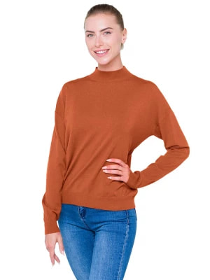 Zdjęcie produktu Hot Buttered Sweter "Clarissa" w kolorze jasnobrązowym rozmiar: S