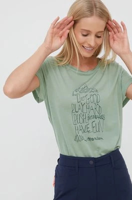 Zdjęcie produktu Houdini t-shirt Tree Message damski kolor zielony