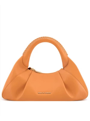 Zdjęcie produktu HOUSE OF FLORENCE Skórzana torebka "Clara" w kolorze pomarańczowym - 33 x 16 x 13 cm rozmiar: onesize