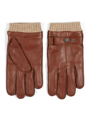 Zdjęcie produktu Howard London, Premiumowe Brązowe Skórzane Rękawiczki dla Mężczyzn Brown, male,