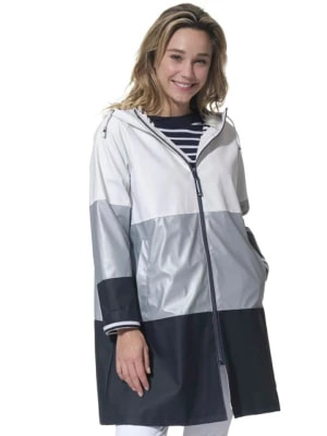 Zdjęcie produktu Hublot Mode Marine Płaszcz przeciwdeszczowy w kolorze srebrno-biało-czarnym rozmiar: S
