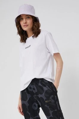 Zdjęcie produktu HUF T-shirt bawełniany kolor biały