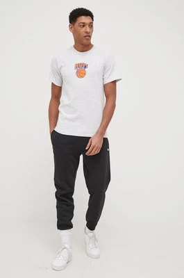 Zdjęcie produktu HUF T-shirt bawełniany kolor szary z nadrukiem