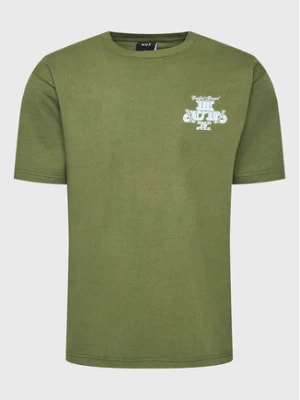 Zdjęcie produktu HUF T-Shirt Paid In Full TS01939 Zielony Regular Fit