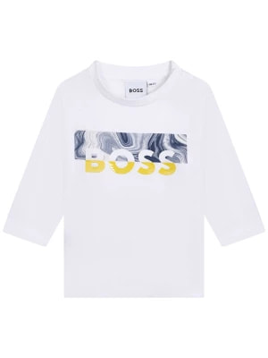 Zdjęcie produktu Hugo Boss Kids Koszulka w kolorze białym rozmiar: 92