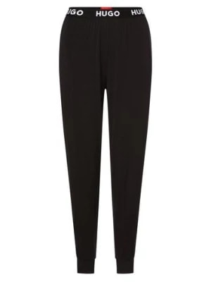 Zdjęcie produktu HUGO Damskie spodnie od piżamy Kobiety Dżersej czarny jednolity,