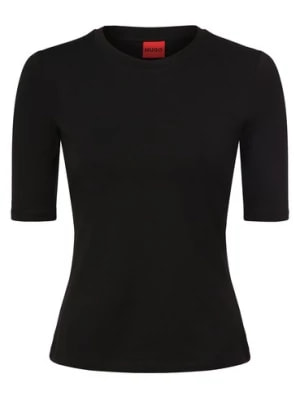 Zdjęcie produktu HUGO Koszulka damska - Darnelia Kobiety Bawełna czarny jednolity,