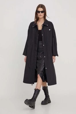 Zdjęcie produktu HUGO kurtka damska kolor czarny przejściowa oversize