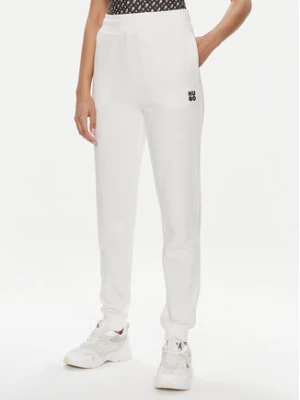 Zdjęcie produktu Hugo Spodnie dresowe Nelfinia 50522417 Biały Regular Fit