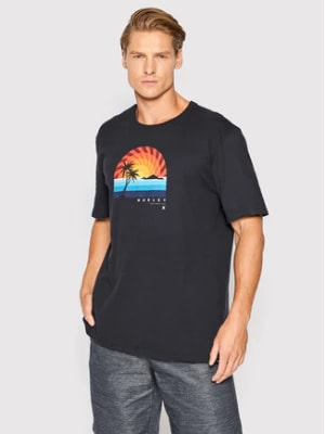 Zdjęcie produktu Hurley T-Shirt Swirlst MTS0030090 Czarny Regular Fit