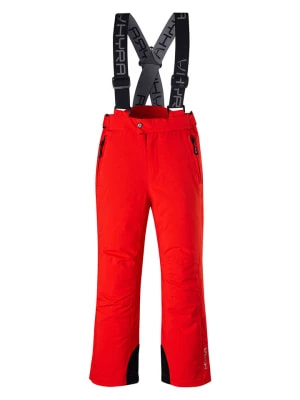 Zdjęcie produktu Hyra Spodnie narciarskie "Sansicario" w kolorze czerwonym rozmiar: 140