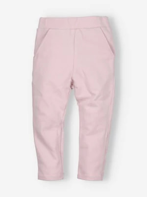 Zdjęcie produktu I Love Colors klasyczne spodnie dresowe dla dziewczynki- pudrowy róż
