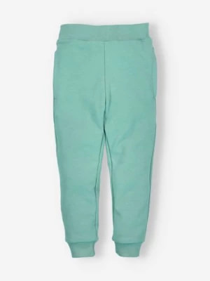 Zdjęcie produktu Spodnie dresowe dziewczęce ze ściągaczem- I Love Colors - zielone
