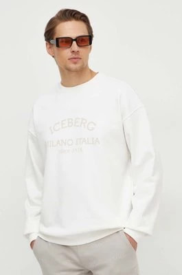 Zdjęcie produktu Iceberg bluza męska kolor biały z nadrukiem
