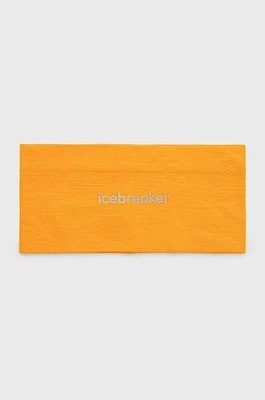 Zdjęcie produktu Icebreaker opaska na głowę Oasis kolor pomarańczowy