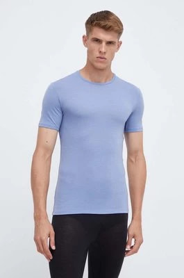 Zdjęcie produktu Icebreaker t-shirt funkcyjny Anatomica kolor niebieski