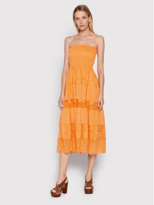 Zdjęcie produktu Iconique Sukienka letnia Gaia IC22 096 Pomarańczowy Regular Fit