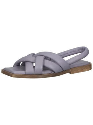 Zdjęcie produktu ILC Skórzane sandały w kolorze fioletowym rozmiar: 37