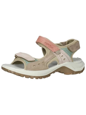 Zdjęcie produktu Imac Skórzane sandały w kolorze jasnobrązowo-szaro-jasnoróżowym rozmiar: 37