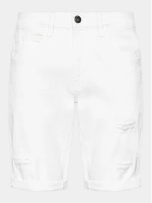 Zdjęcie produktu INDICODE Szorty jeansowe Kaden Holes 70-104 Biały Regular Fit