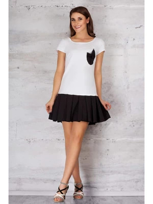 Zdjęcie produktu INFINITE YOU Sukienka w kolorze biało-czarnym rozmiar: XL