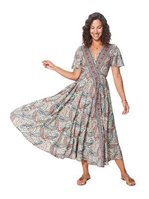 Zdjęcie produktu Ipanima Sukienka w kolorze szarym ze wzorem rozmiar: 34-40