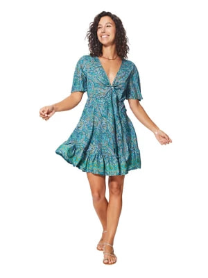 Zdjęcie produktu Ipanima Sukienka w kolorze turkusowo-fioletowo-zielonym rozmiar: 38/40
