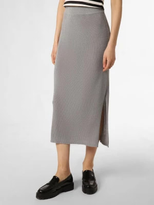 Zdjęcie produktu IPURI Spódnica damska Kobiety wiskoza srebrny jednolity,