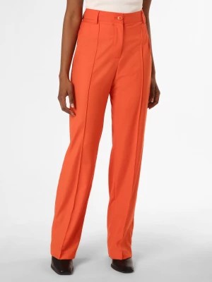 Zdjęcie produktu IPURI Spodnie Kobiety Sztuczne włókno czerwony|pomarańczowy jednolity,