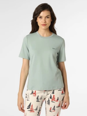 Zdjęcie produktu IPURI T-shirt damski Kobiety Bawełna zielony jednolity,