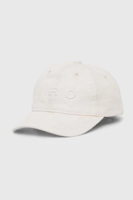Zdjęcie produktu IRO czapka z daszkiem bawełniana kolor biały z aplikacją