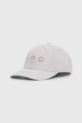 Zdjęcie produktu IRO czapka z daszkiem kolor szary gładka