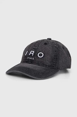 Zdjęcie produktu IRO czapka z daszkiem kolor szary gładka