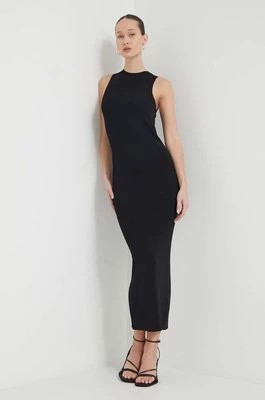 Zdjęcie produktu IRO sukienka kolor czarny midi dopasowana